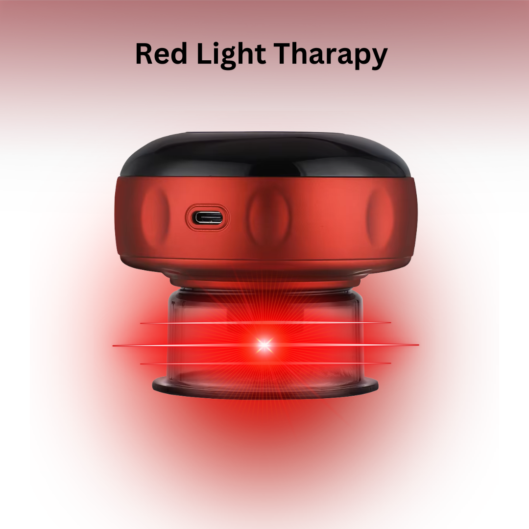 TheraCup Pro – Smart Cupping & Red Light Therapy.