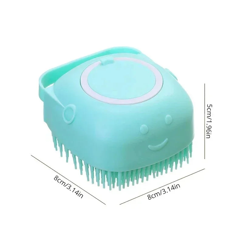 BubblePaw™ 3-in-1 Silicone Pet Bath & Grooming Brush