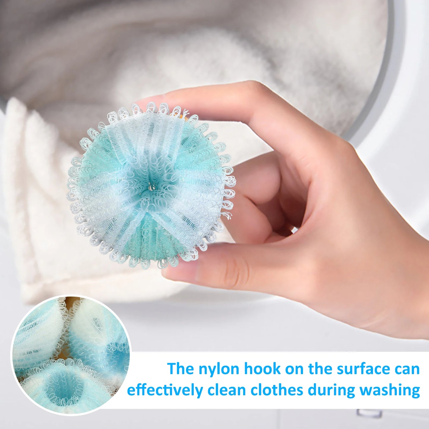 FurFloat™ Reusable Laundry Pet Hair Remover Balls (16-Pack)