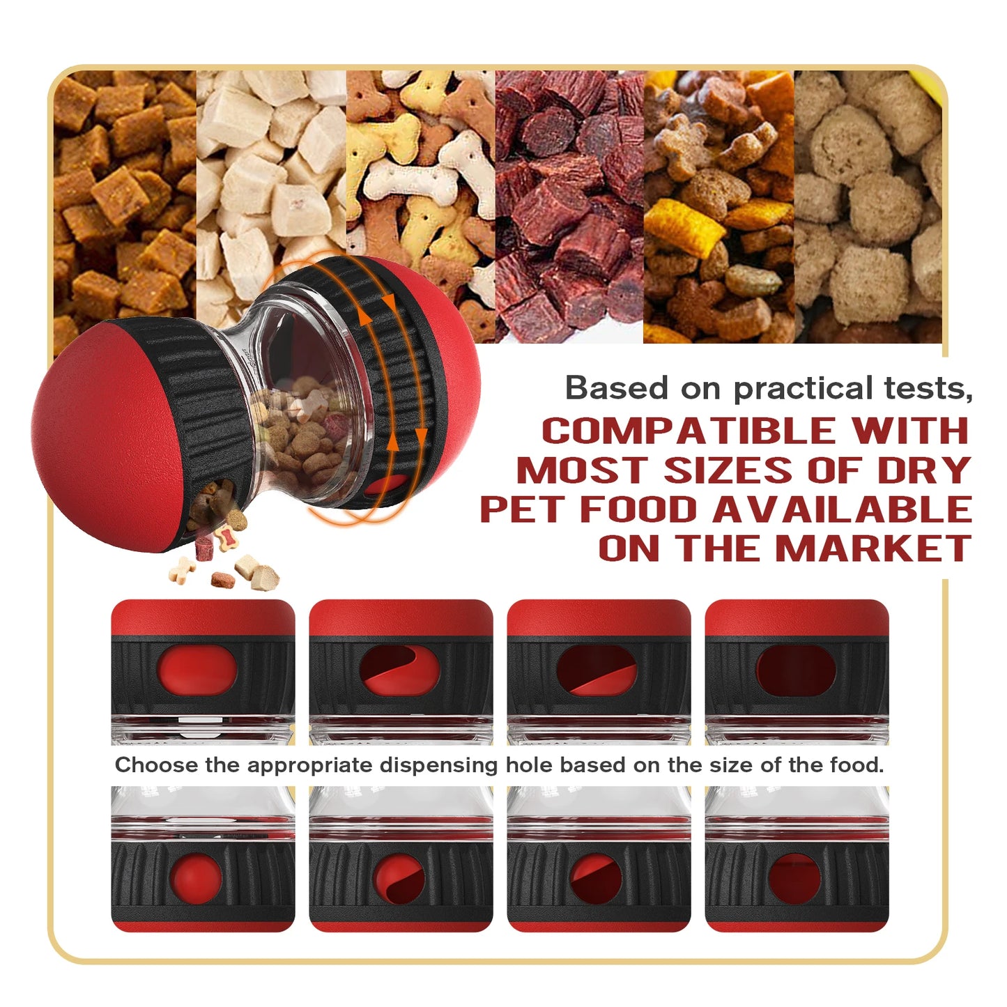 TreatTumble™ IQ Training Feeder Ball