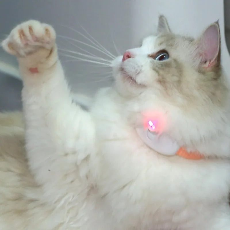 PouncePlay™ Smart Laser Collar – Hands-Free Fun for Cats