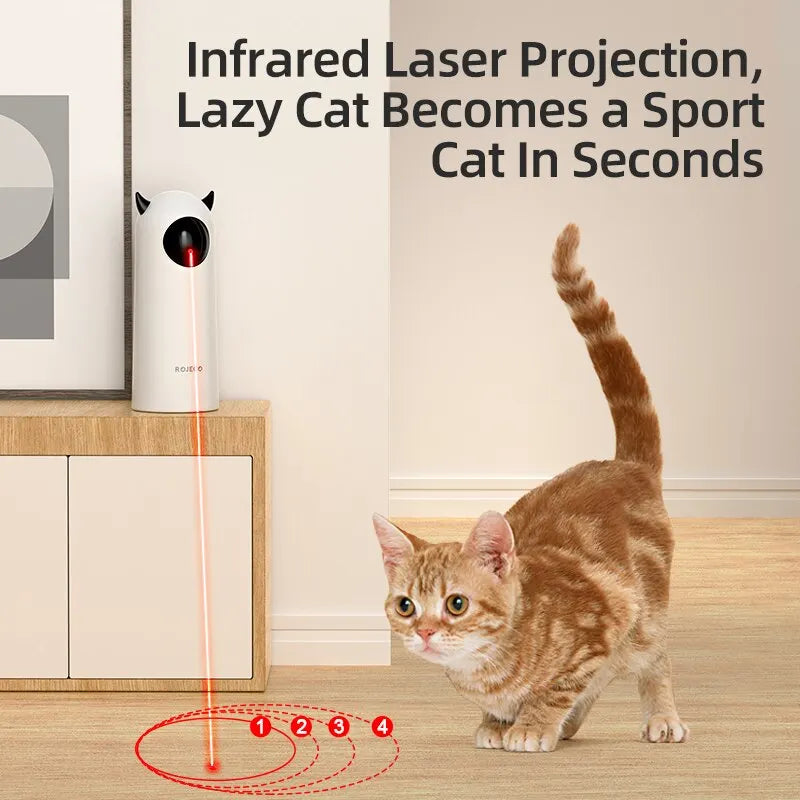 Rojeco ChaseBeam™ Automatic LED Laser Cat Toy