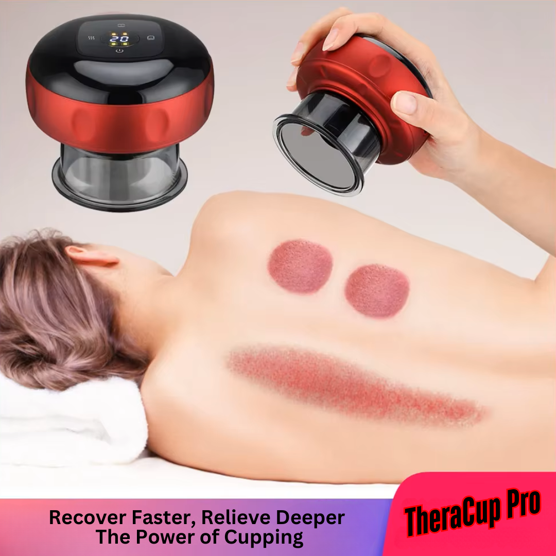 TheraCup Pro – Smart Cupping & Red Light Therapy.