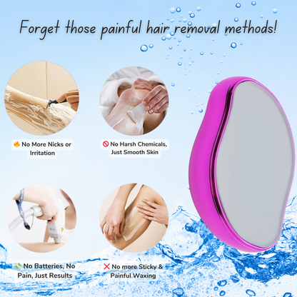 ✨ SmoothErase™ Crystal Hair & Skin Smoother – Painless Hair Removal + Gentle Exfoliation