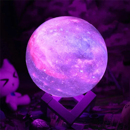 LunaGlow 3D Moon Lamp