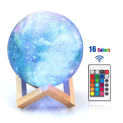 LunaGlow 3D Moon Lamp