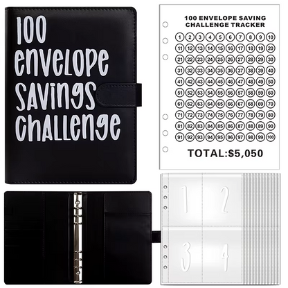 100-Day Money Challenge Savings Binder – Track & Save $5,050