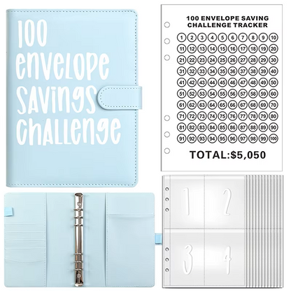 100-Day Money Challenge Savings Binder – Track & Save $5,050